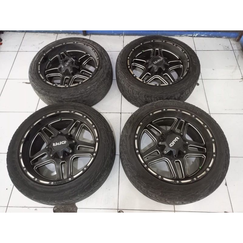 Velg Mobil Bekas Racing DPR Ring 20 PCD 6X139,7 Velg Saja Untuk Mobil Fortuner Pajero Sport Land Cruiser Hilux Double Opel Blazer