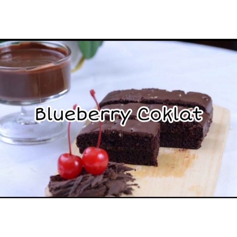 

Mr. Brownies Blueberry Coklat Siram