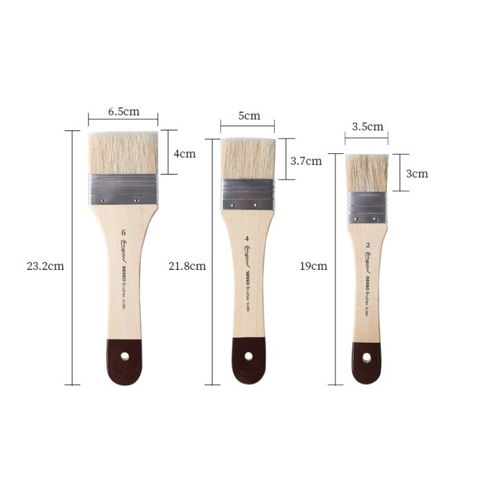 

Kulu Kuas Lukis Giorgione Gesso Brush Set