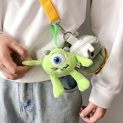 SearSpongeBob Patrick Plush Liontin Gantungan Kunci Stitch Kartun Lucu Kreatif Gantungan Kunci Sek00