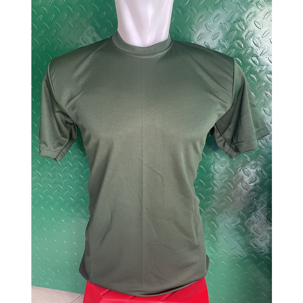 Kaos Dryfit Hijau TNI - Kaos Dryfit Pria - Jersey Hijau Polos - Kaos Jersey Polos
