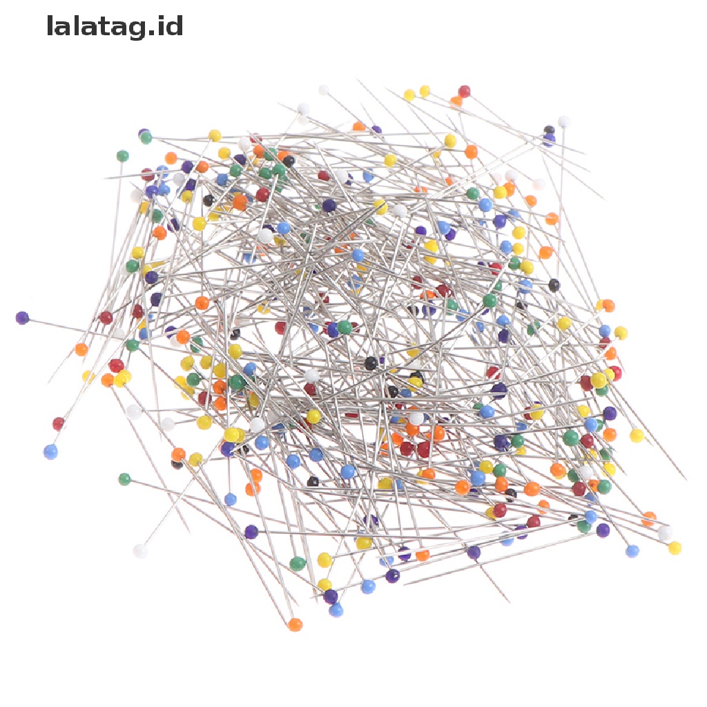 [lalatag] Pin Jahit 38mm Kepala Bola Kaca Push Quilg Pins Untuk Perhiasan DIY Alat Jahit [ID]