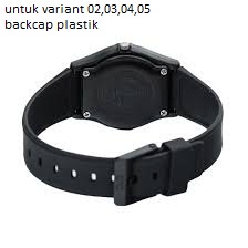 Q&amp;Q Original Jam Tangan Remaja VQ04 Series Black Strap