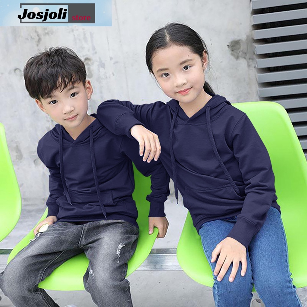 JOSJOLI_STORE/Sweater Hoodie Kids Polos/Atasan Couple Anak Laki-Laki/XS S