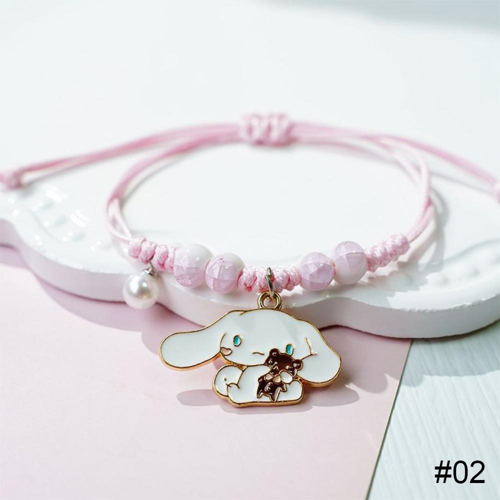 Timekey Fashion All-match Tenun Tangan Gelang Adjustable Kreatif Manik-Manik Keramik Gelang Wanita Perhiasan Hadiah F5T9