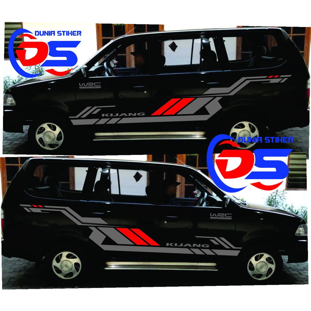 hidayah sticker Stiker Mobil Kijang Lgx Striping Variasi Bodi Mobil Kijang Stiker Kijang Lgx, Kijang