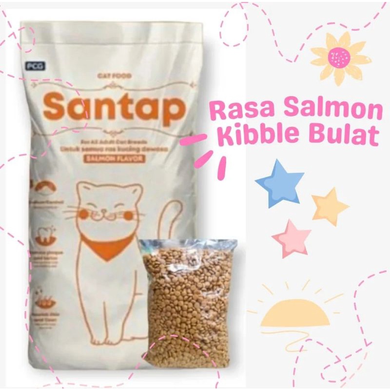 SANTAP Cat Dry Food 1 Kg - Makanan Kering Kucing Santap