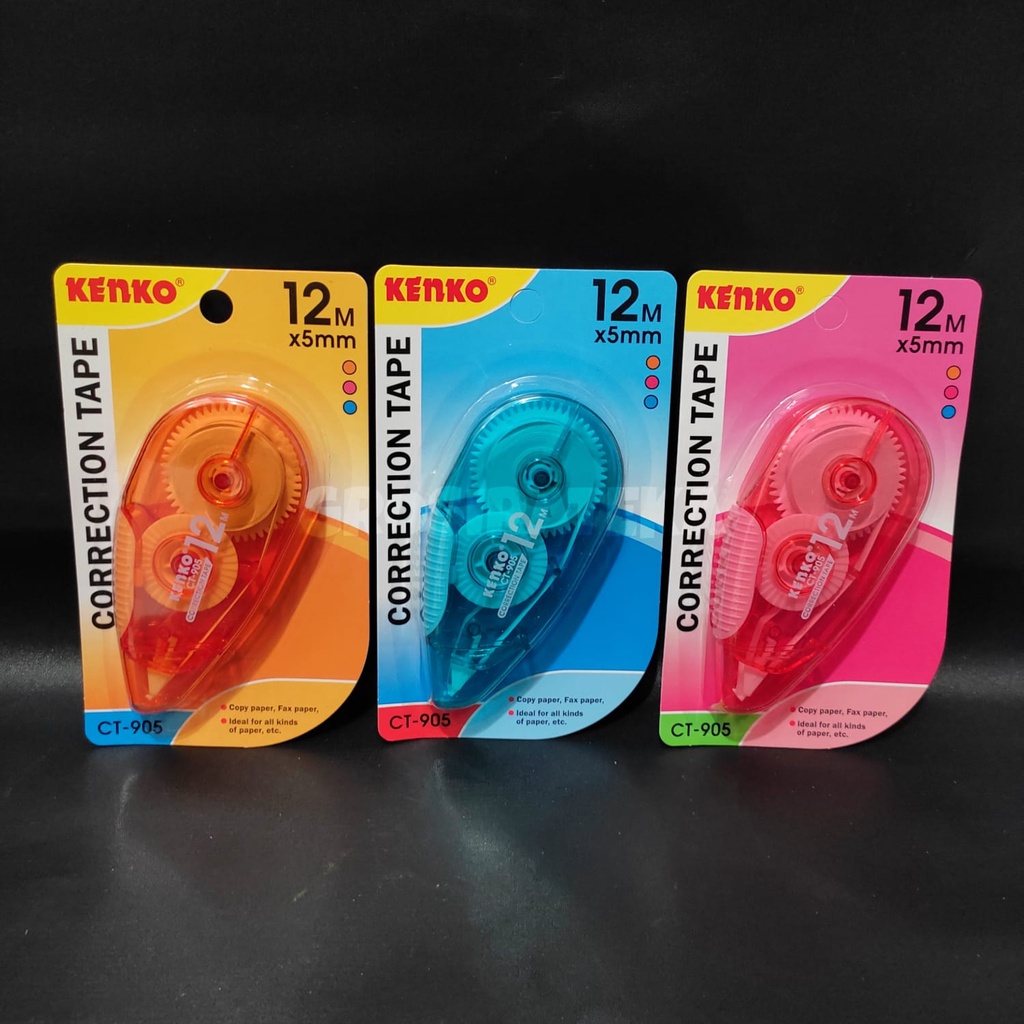 

TIPE X, TIPE X KERTAS, CORRECTION TAPE CT 905 KENKO