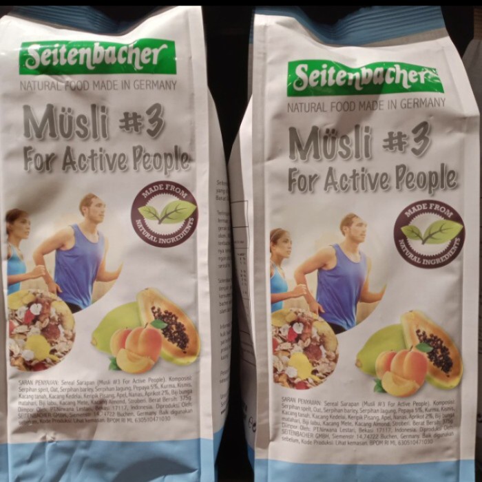 

Seitenbacher musli #3 for active people 375gr