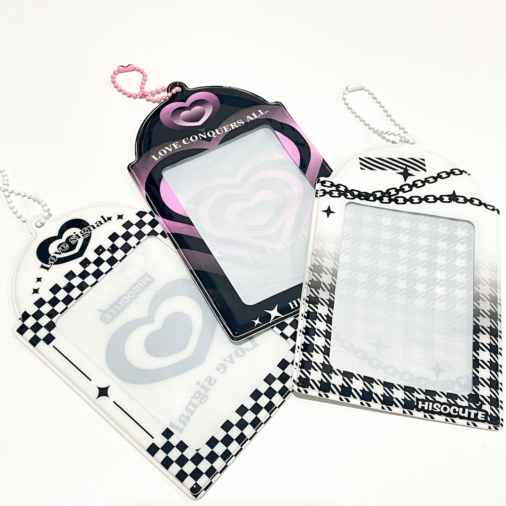 (Ready) Card Holder PVC Photocard Glossy / Tempart Kartu PC Keychain