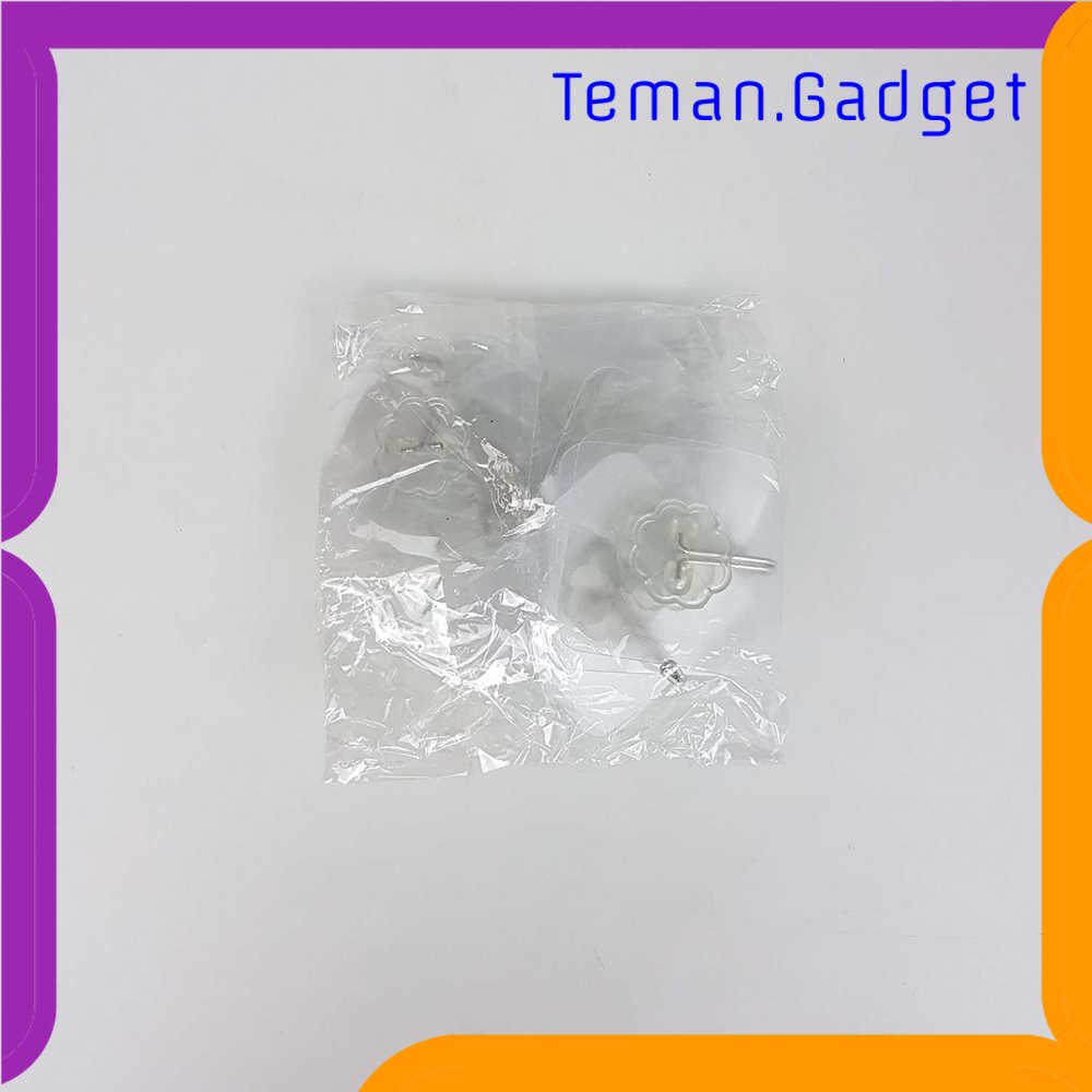 TG-RAK TCMAKE Rak Gantungan Hook Wall Hanger Organizer Adhesive 10 PCS - TC20