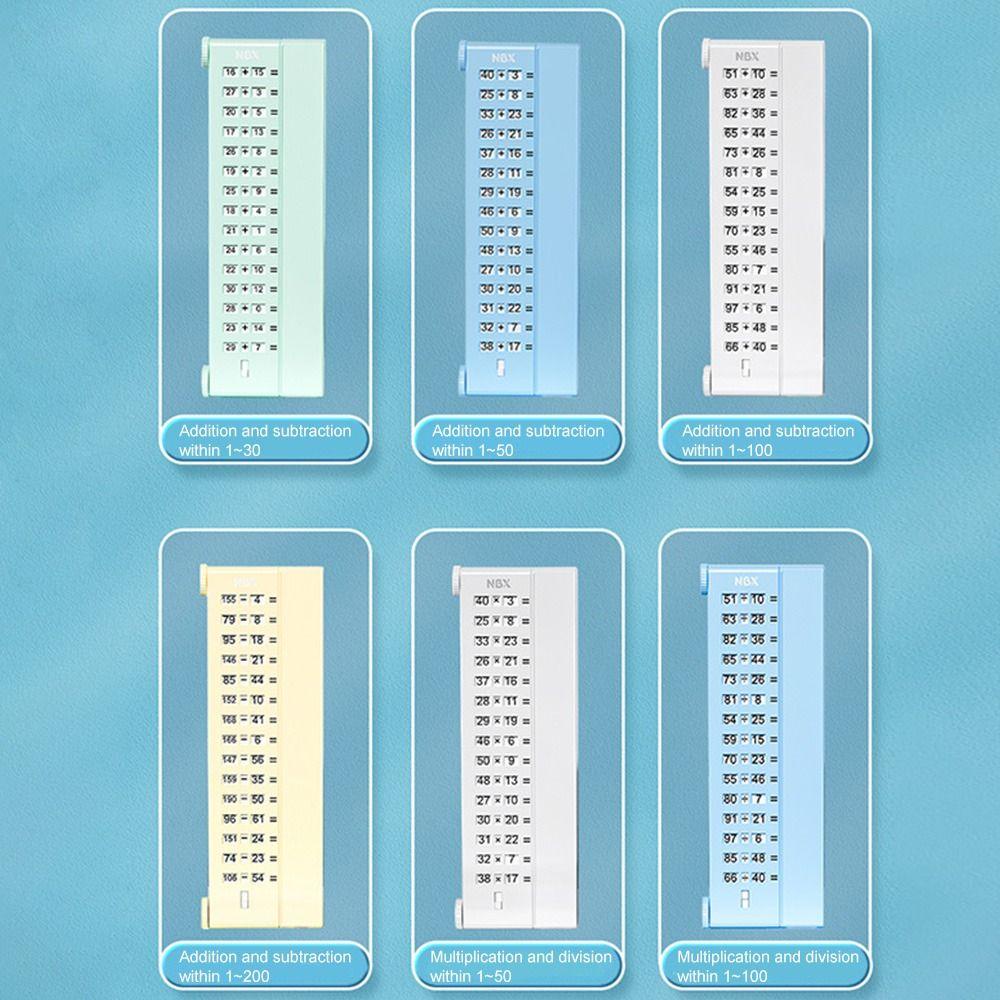 R-flower Arithmetic Tablet Mathematics Practice Digital Perkalian Dan Pembagian Latihan Aritmatika Oral Set Latihan Hitung Matematika Reusable