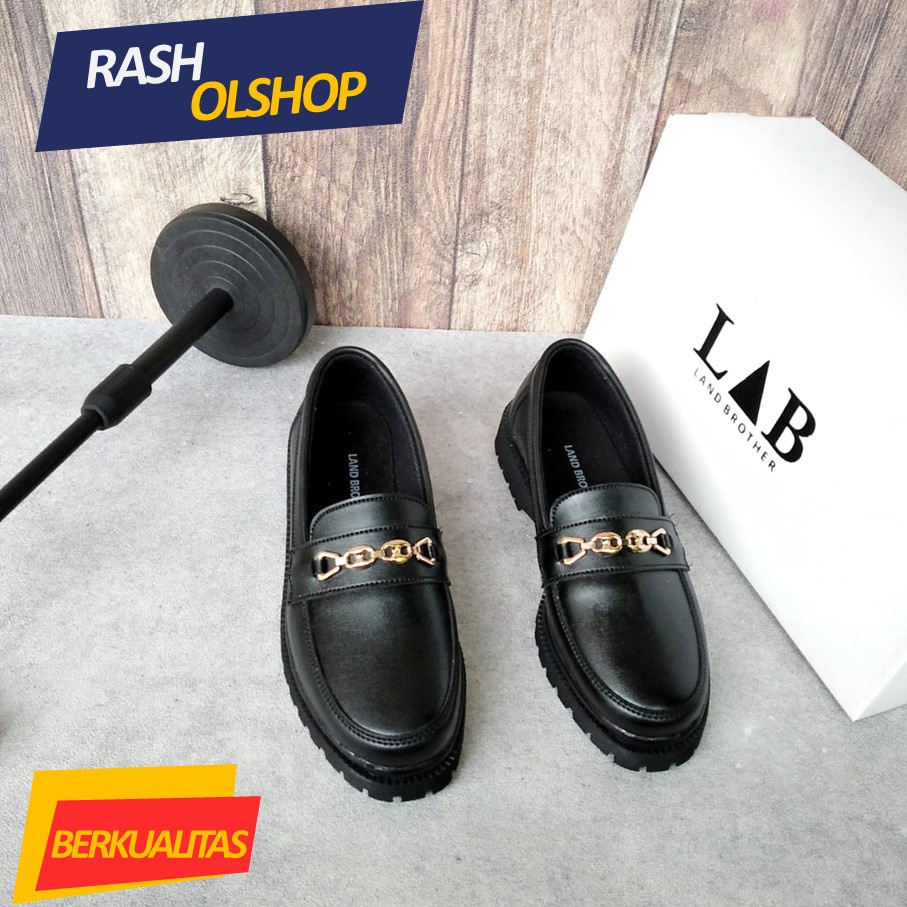 Sepatu Loafer Wanita Hitam Ring Terbaru Sepatu Dokmart Ring Wanita