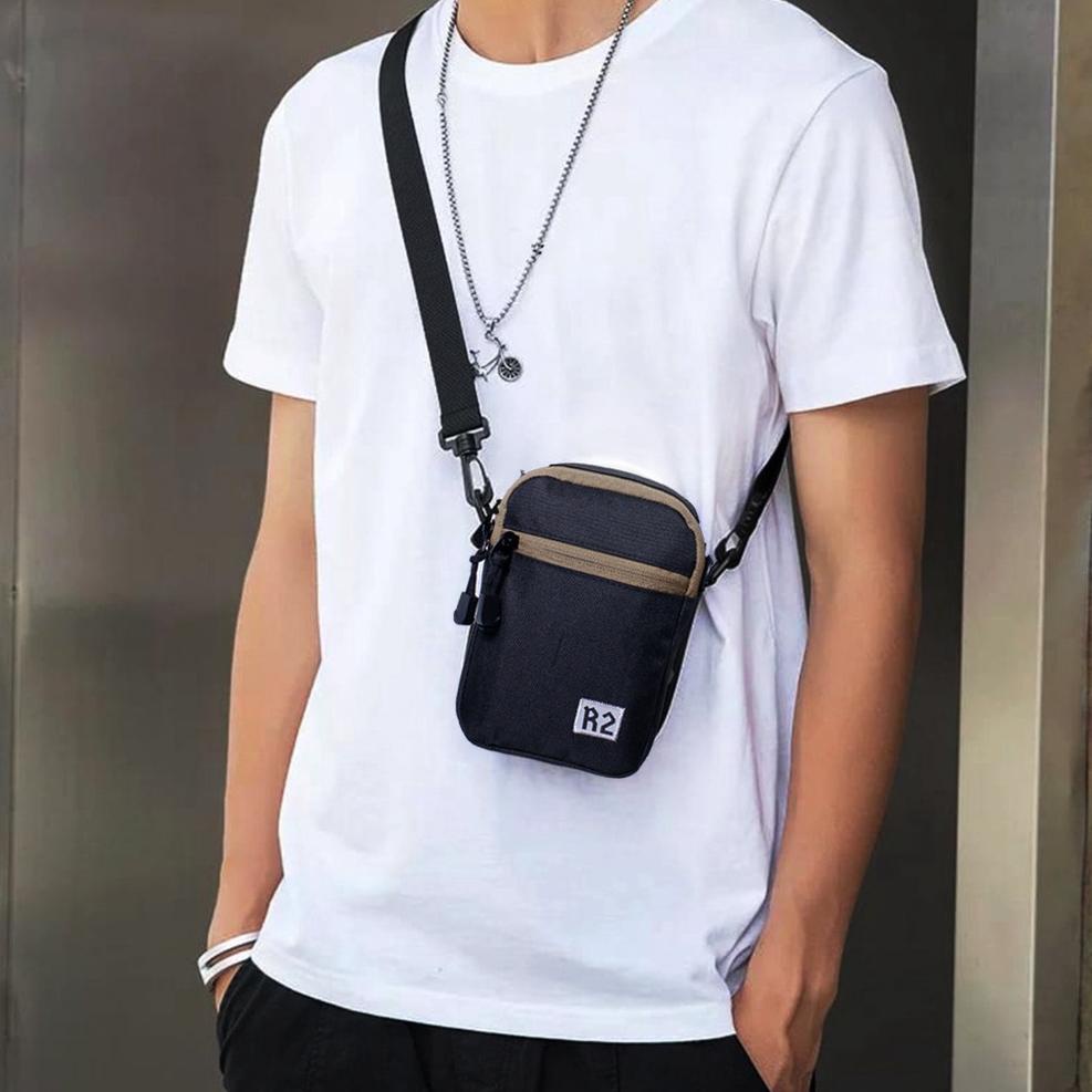 "WED.17Ja23ѕ" TAS TRENDY KEKINIAN PROMO TERLARIS Tas Leher Selempang HP Gantung  Leher Unisex Pria W