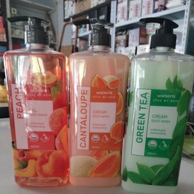 BODY WASH WATSONS 1000 ML/1 LITER / CREAM BODY WASH  MURAH