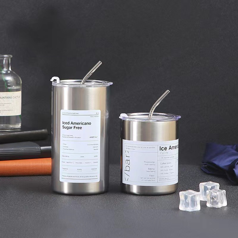 KINGSBAKEWARE Cangkir Tumbler Kopi Stainless Steel Ukuran 300ml &amp; 600ml