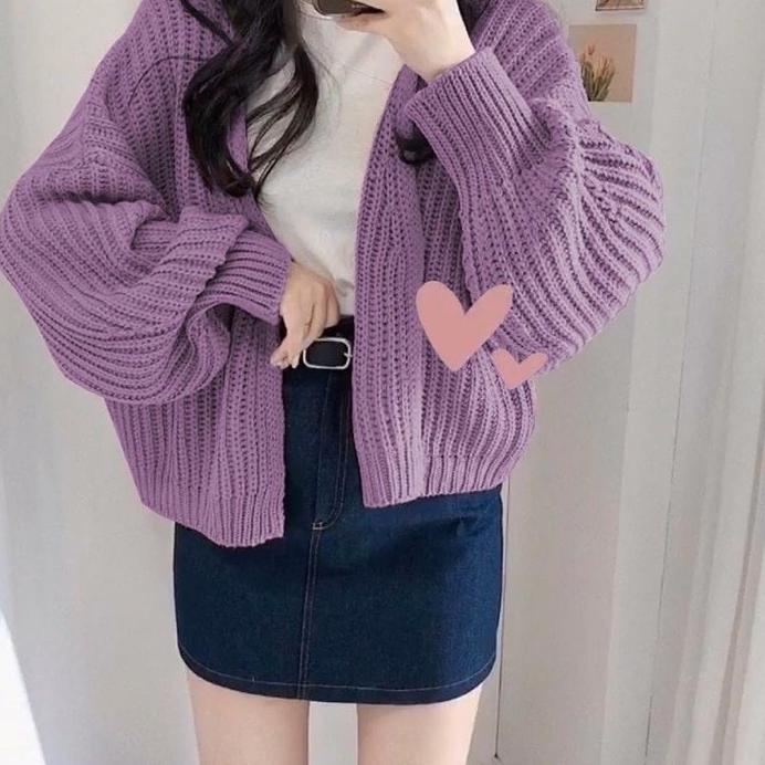 Best CARDI HAZEL TEBAL 7 GET / KBS CARDI HAZEL RAJUT / CARDI LOV PREMIUM HQ