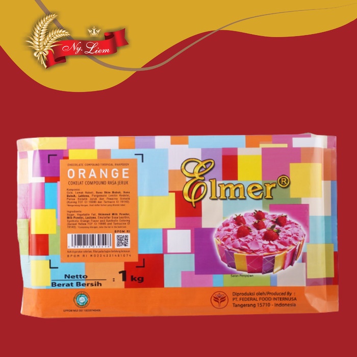 ELMER ORANGE Tropical Rhapsody Cokelat Compound 1 kg