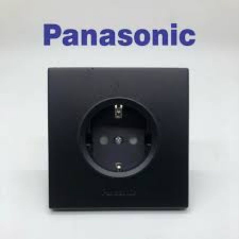 Stok Kontak PANASONIC Style E putih/silver/ hitam