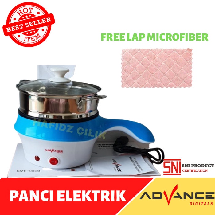 panci listrik Panci listrik / panci elektrik / panci korea/ panci traveling /panci - Merah Muda(M3Y4