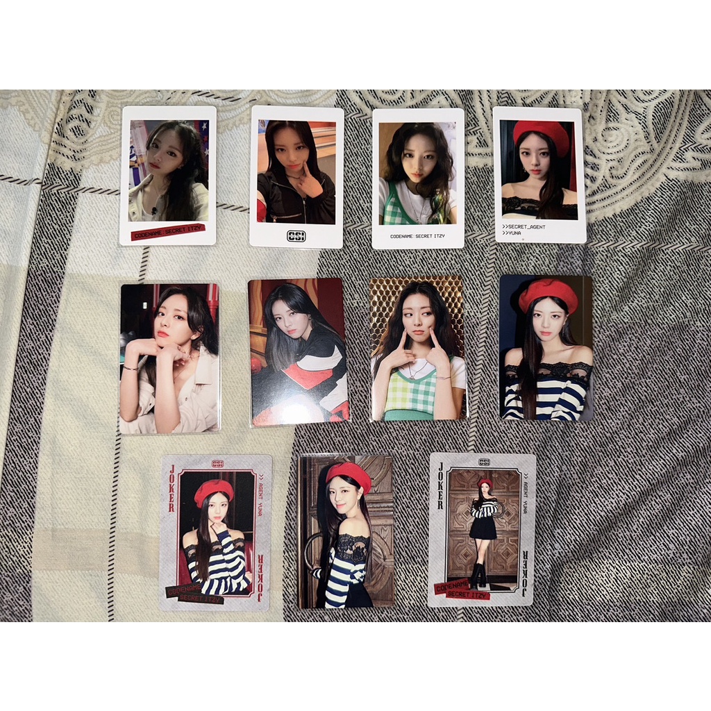 ITZY - Codename : Secret ITZY CSI MD Trading Card, Agent ID PC, Playing Cards Yuna