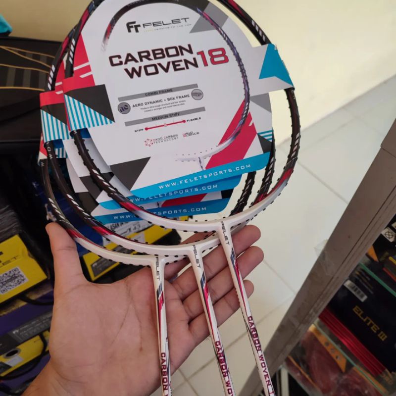 Raket felet carbon woven 18