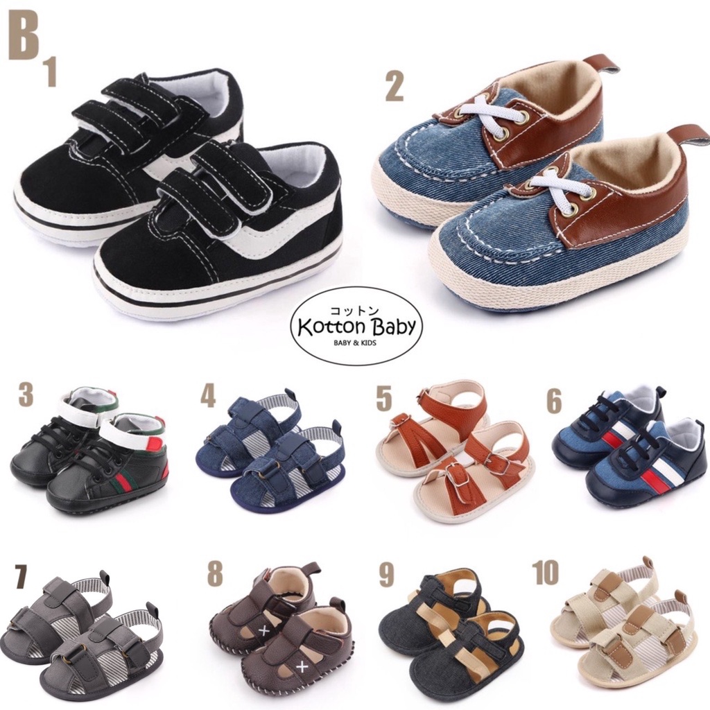 2-15 bln SEPATU BAYI vol.B ANAK SHOES LAKILAKI CASUAL GAUL BSBF YM Catalog