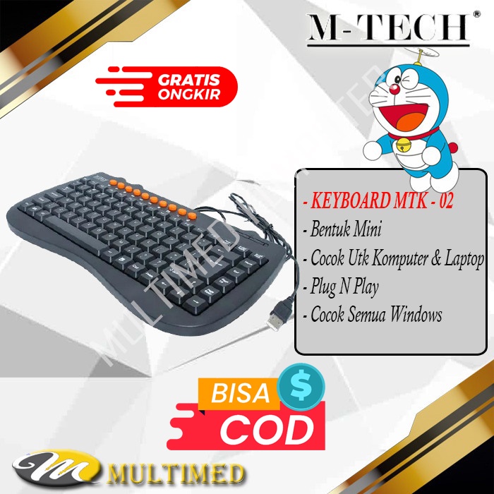 Keyboard M-tech MTK 02 Mini Multimedia