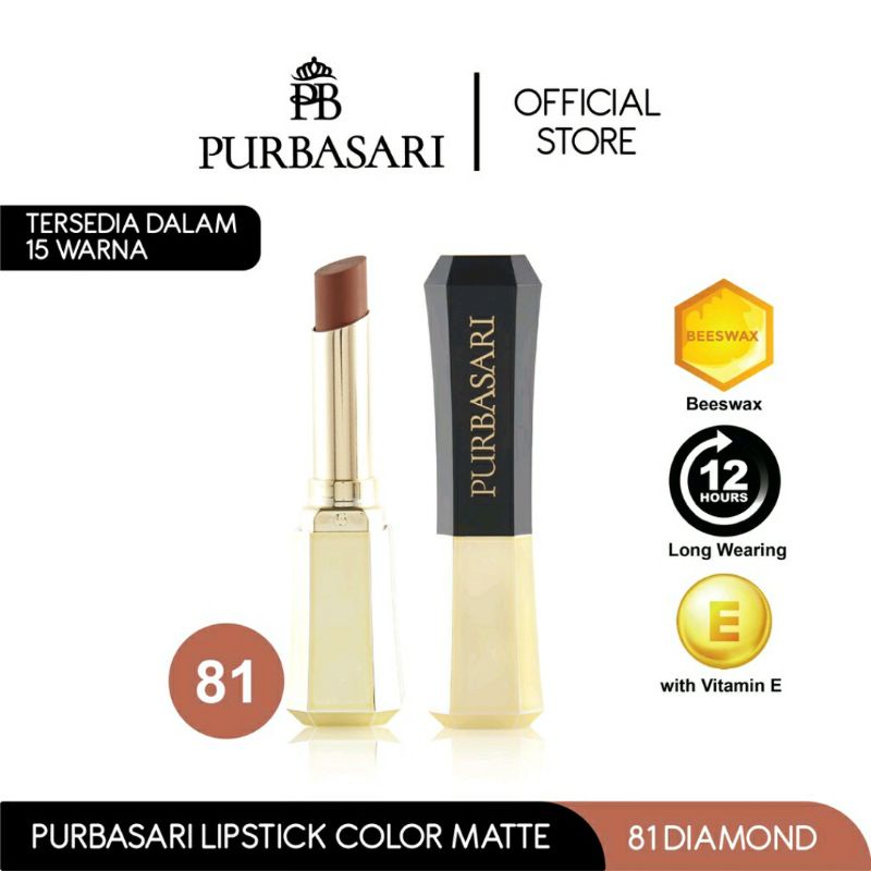 Ready  Purbasari Matte Lipstick No 81