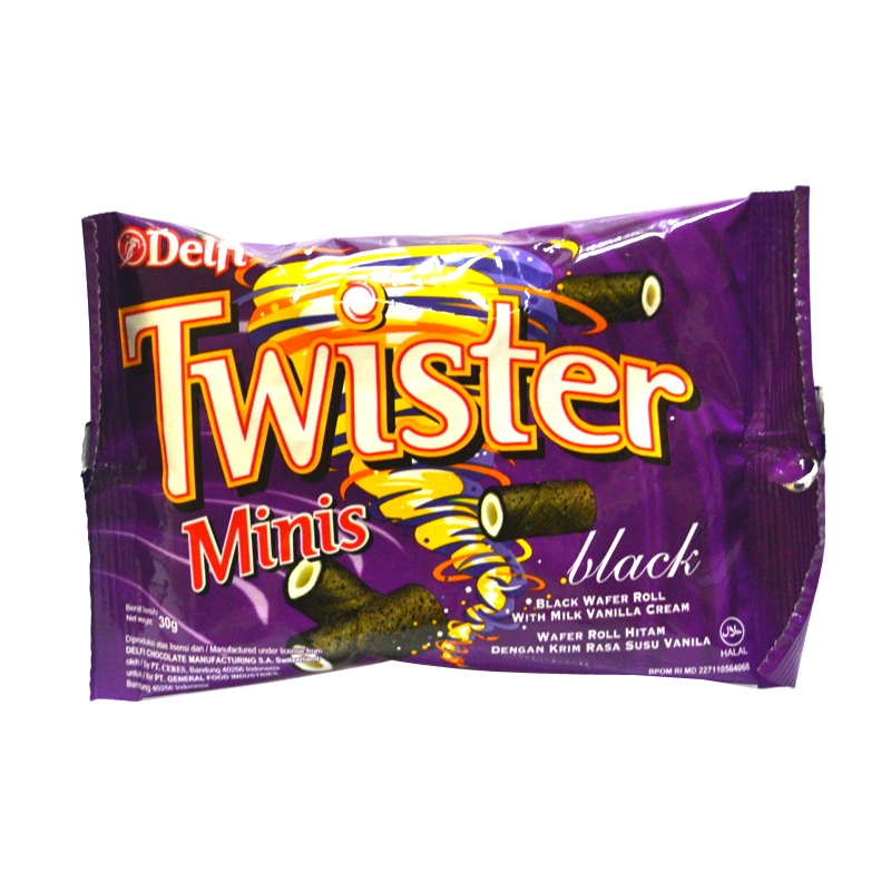 

Twister Wafer Minis Black 30Gr