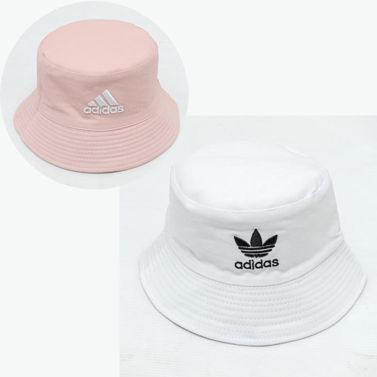 Topi Bucket Hat Adidas Import Mirror / Bucket Hat Bolak Balik