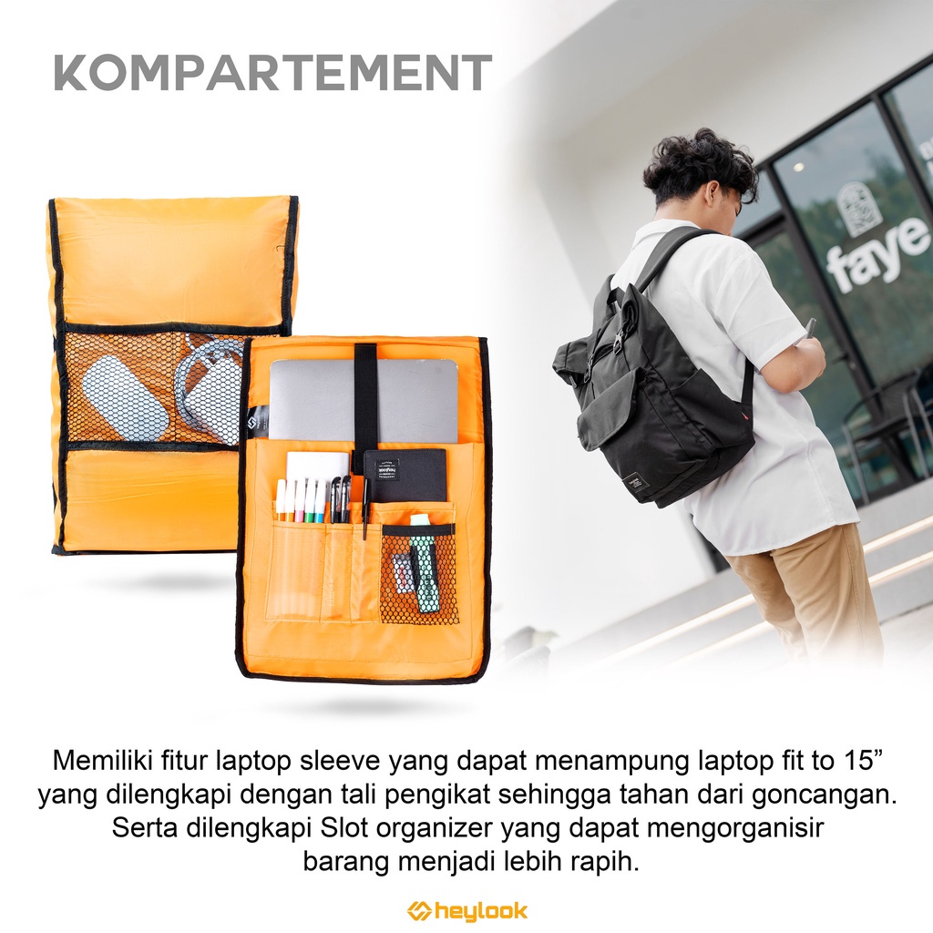 Tas Ransel Gendong Pria Distro Tas Ransel Sekolah Backpack Kuliah Hangout Unisex Tas Punggung Polostas Pria Tas Ransel Travel