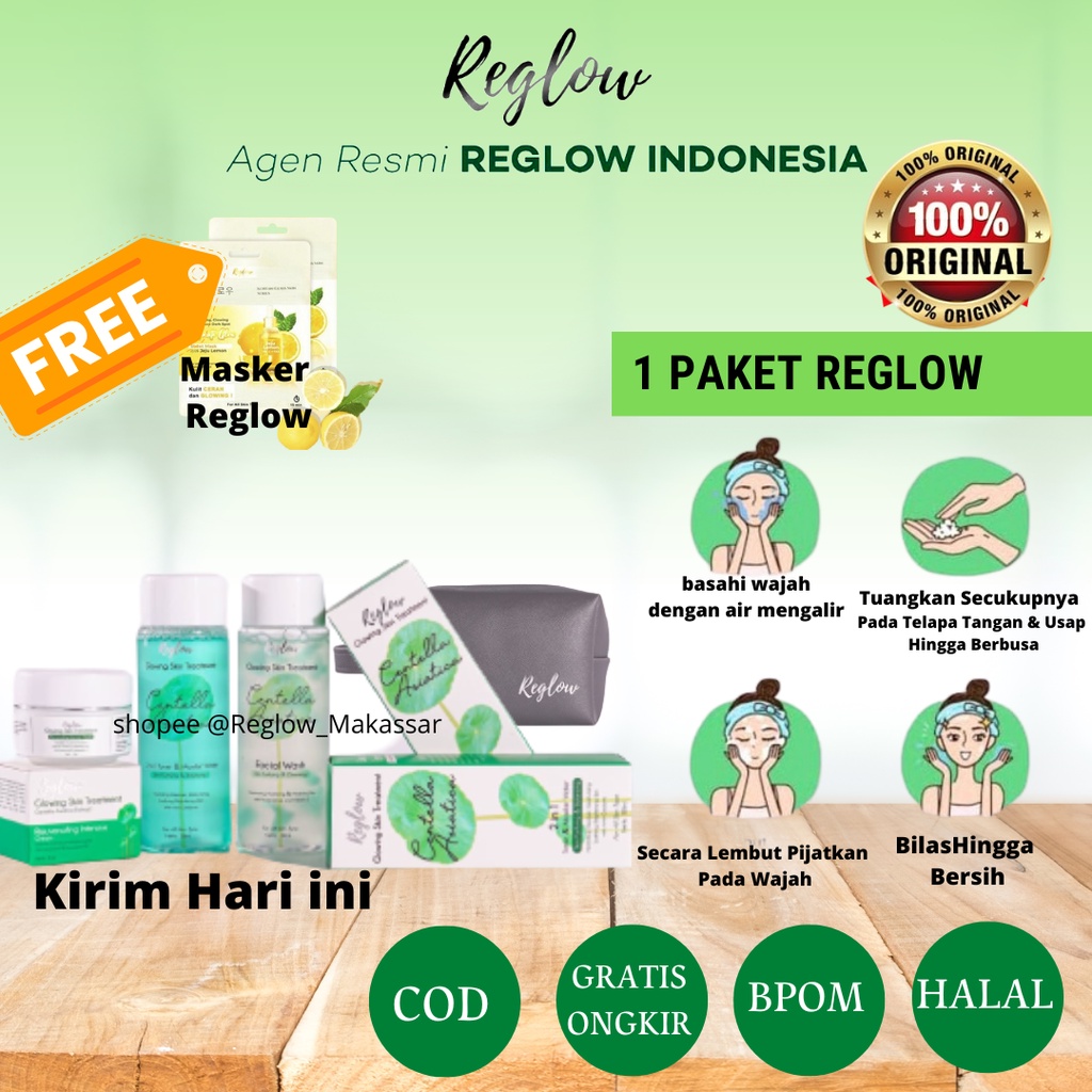 Reglow Skincare Orginal Paket Lengkap By Dr.Shindy Halal BPOM