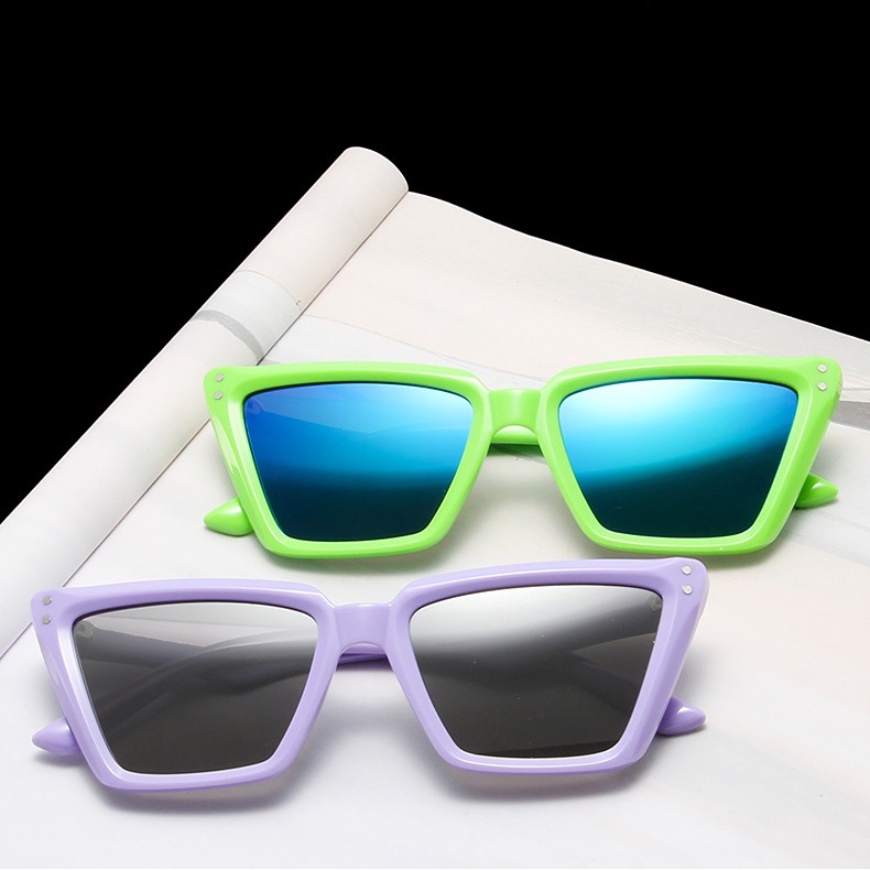 Aesthetic Shades Sunglasses UV400 Untuk Wanita/Pria Eyeglasses Colour