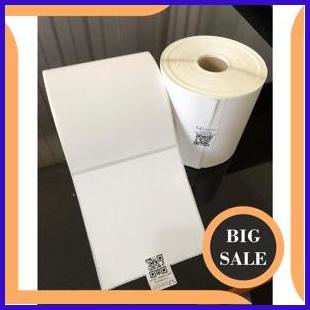 

last stok Label Sticker Barcode 100x100mm Thermal (10x10cm 500Pcs Core 1") 2ZJN23