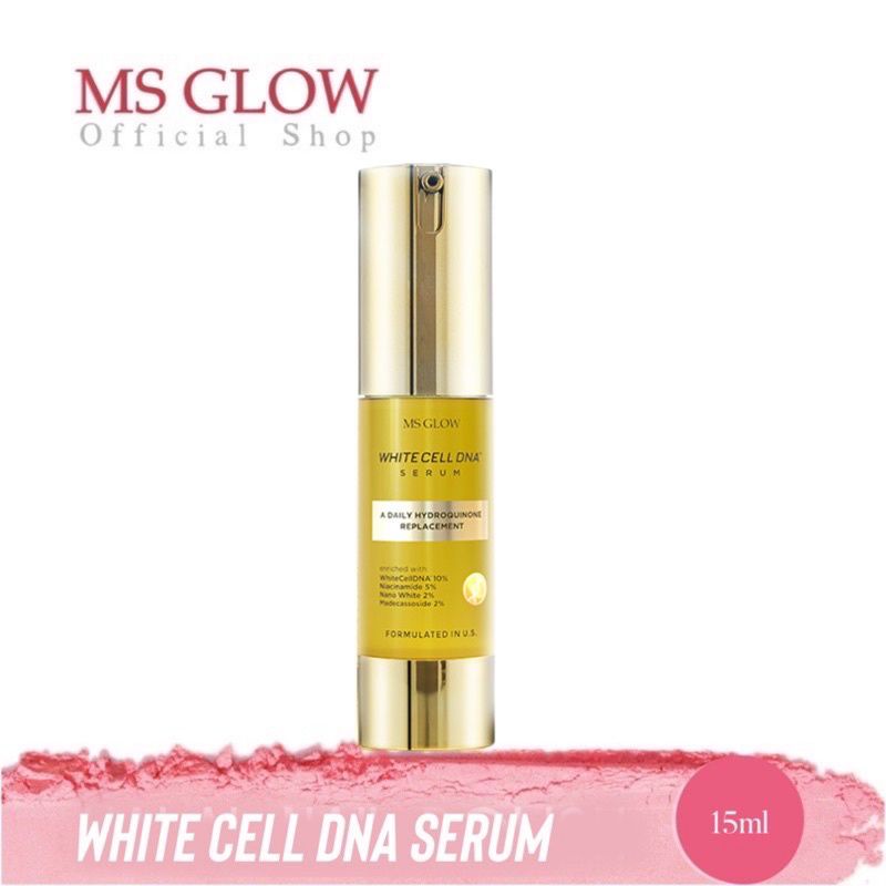 Serum white cell dna Ms glow / night cream white cell dna - serum ms glow ~ cream malam ms glow whit