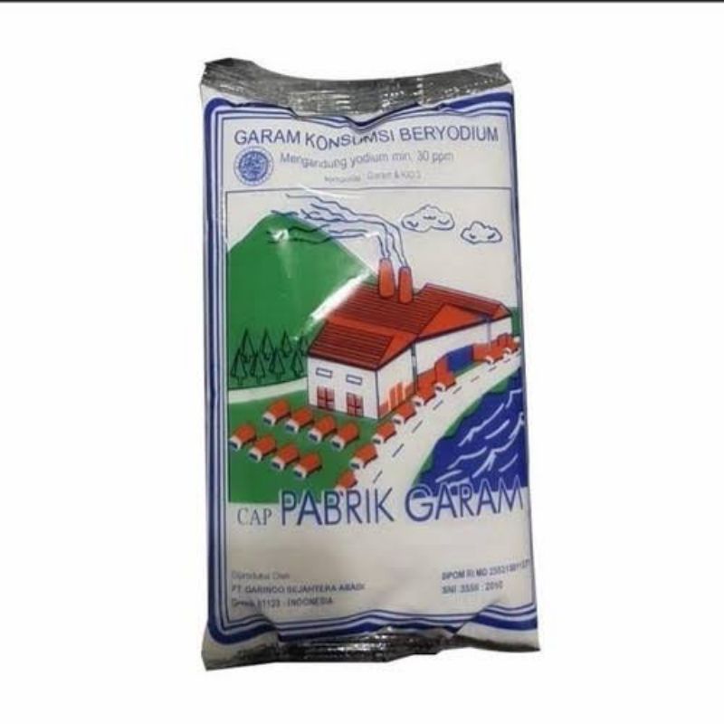 

Garam meja Cap pabrik 250-500 gram