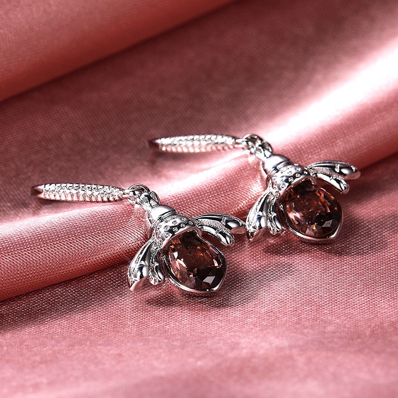 Desain Modern Baru Anting Perempuan Kreatif Bentuk Lebah Unik Wanita Menjuntai Anting Serbaguna Fashion Perhiasan Hadiah