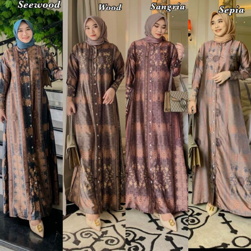 Gamis busui katun maxmara silk