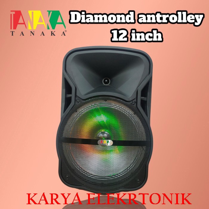 Speaker Aktif Portable Tanaka Diamond Antrolley12 Economy 12 inch Speaker Tanaka 12 inch Antrolley 1