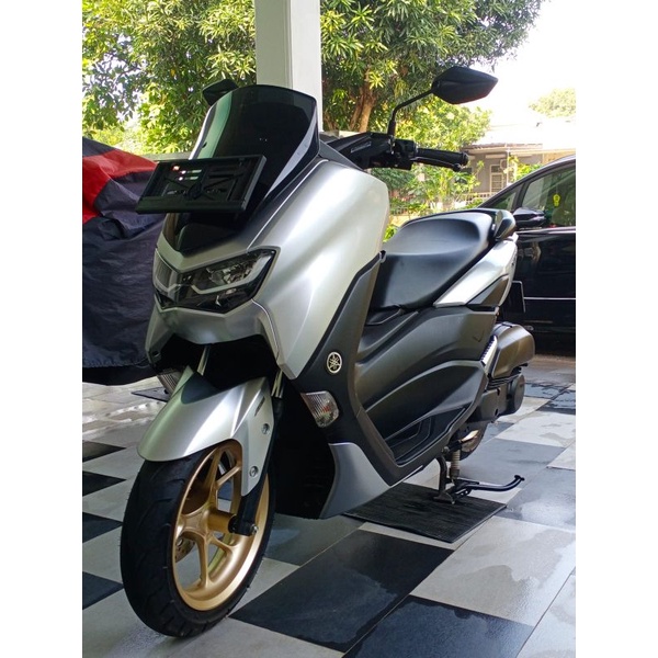 All new Nmax 155 Connected ABS thn 2021 Silver KM 5 rb