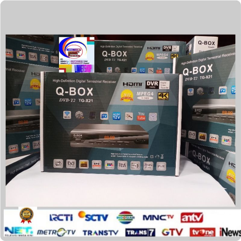 Set Top Box Digital Tv Q - BOX TG- X21 READY STOK