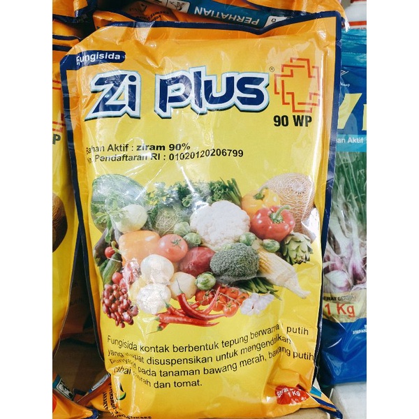 ZI PLUS FUNGISIDA ZIRAM 90WP ORIGINAL 1KG