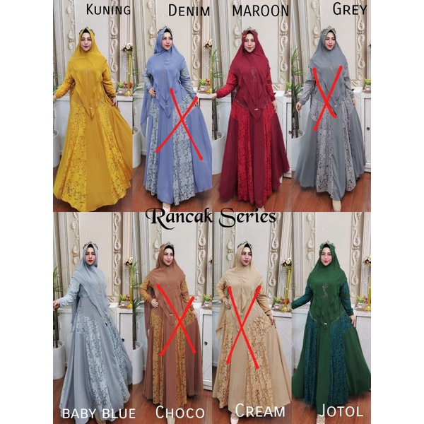 M689 RANCAK SERIES KATUN BRUKAT ORIGINAL KOLEKSI IED LEBARAN SWAROVSKY BUSUI WUDHU DRESS GAMIS FRIEN