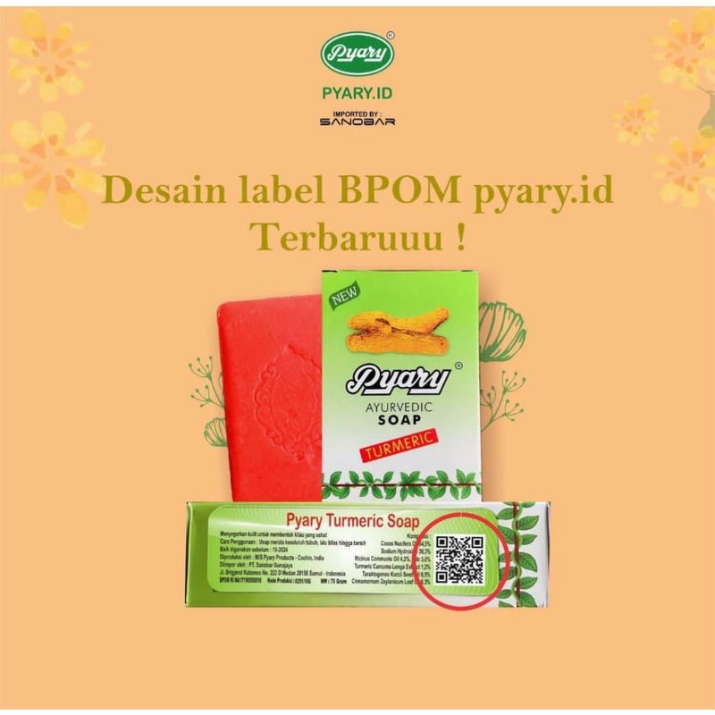 Sabun Pyary Nalpamara ORIGINAL Racikan Herbal Rempah Kunyit