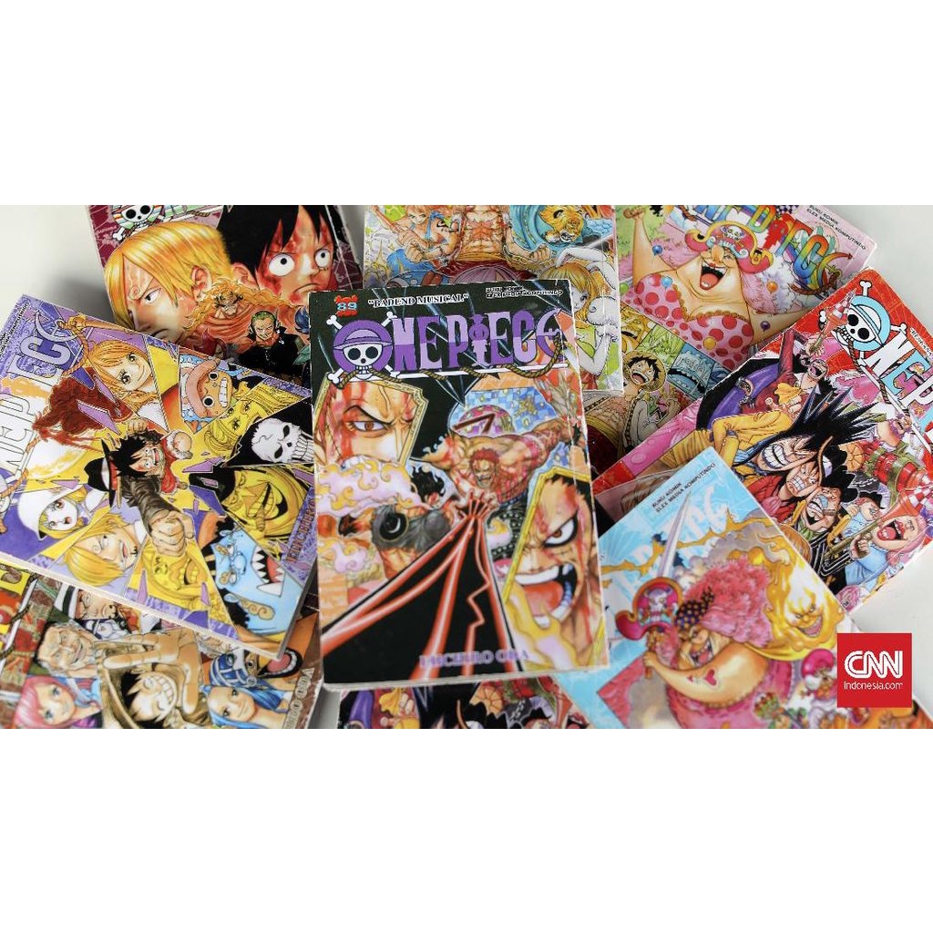 [INDONESIA] BUKU KOMIK ONE PIECE VOL 100 - VOL 105 UPDATE PLUS STIKER ANIME - WAN PISU - MANGA EIICHIRO ODA [ORIGINAL]