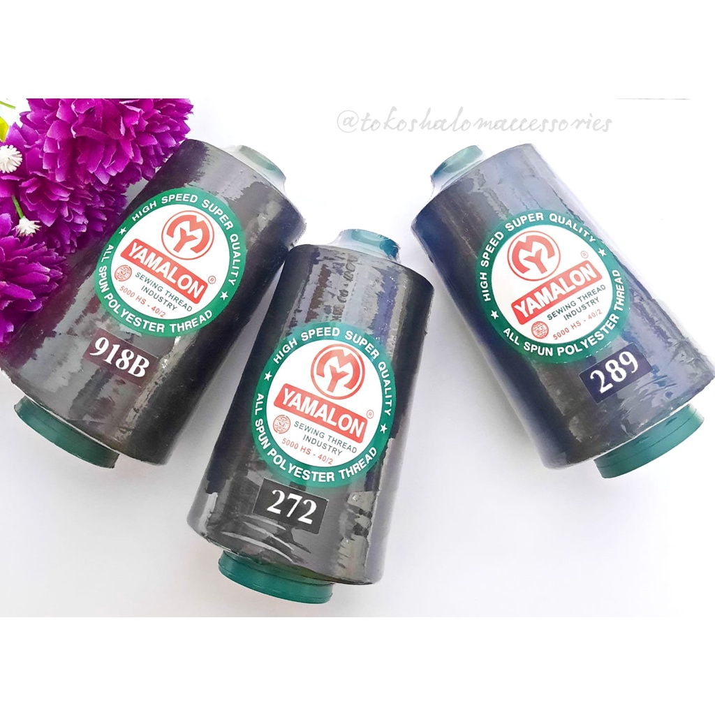 Benang Jahit Besar YAMALON 500/ benang yamalon 5000 yard -918B coklat