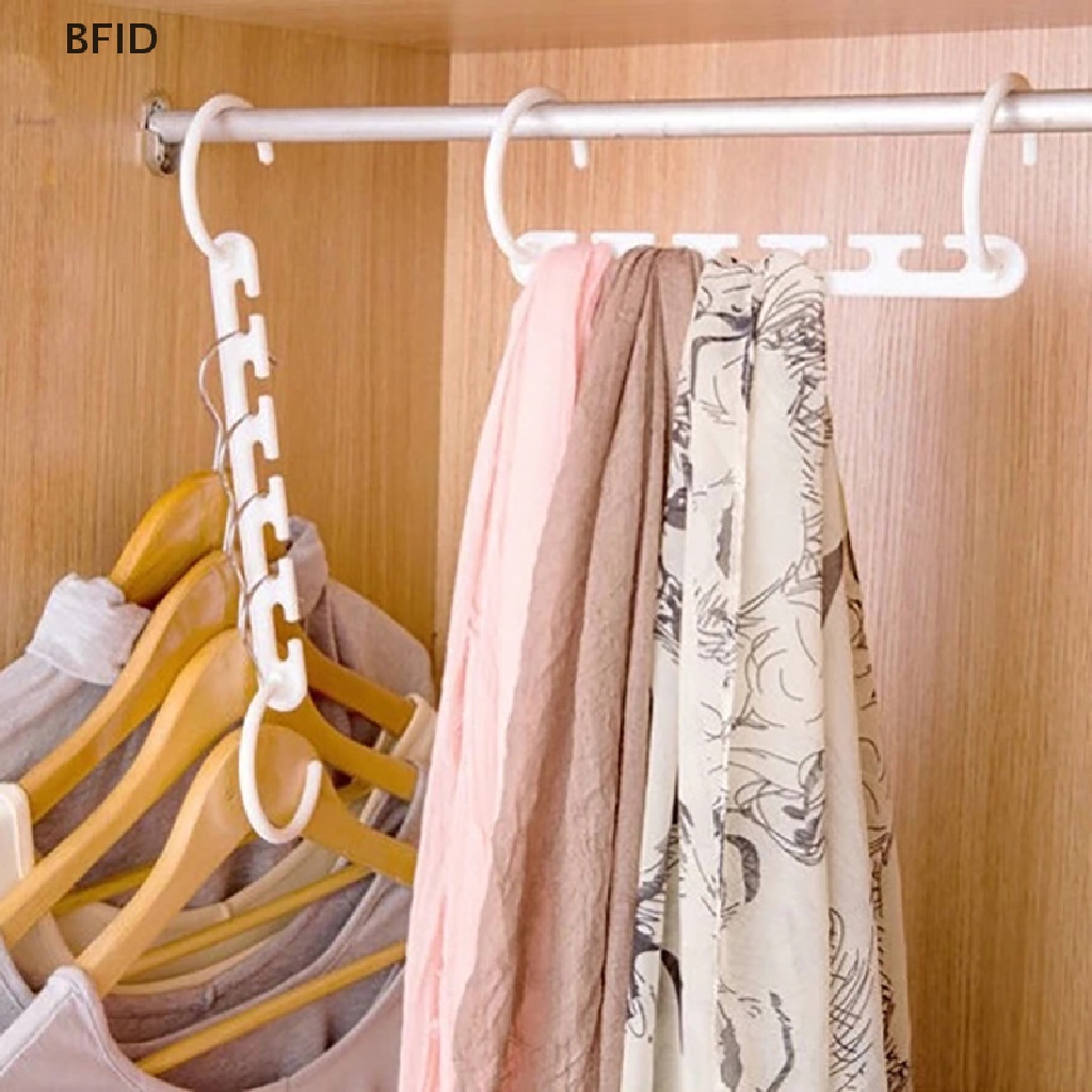 [BFID] Gantungan Baju Ajaib 9lubang Multifungsi folding hanger rotag Gantungan Baju [ID]