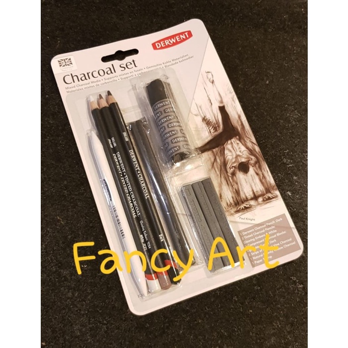 

Charcoal Derwent Charcoal Set Blister