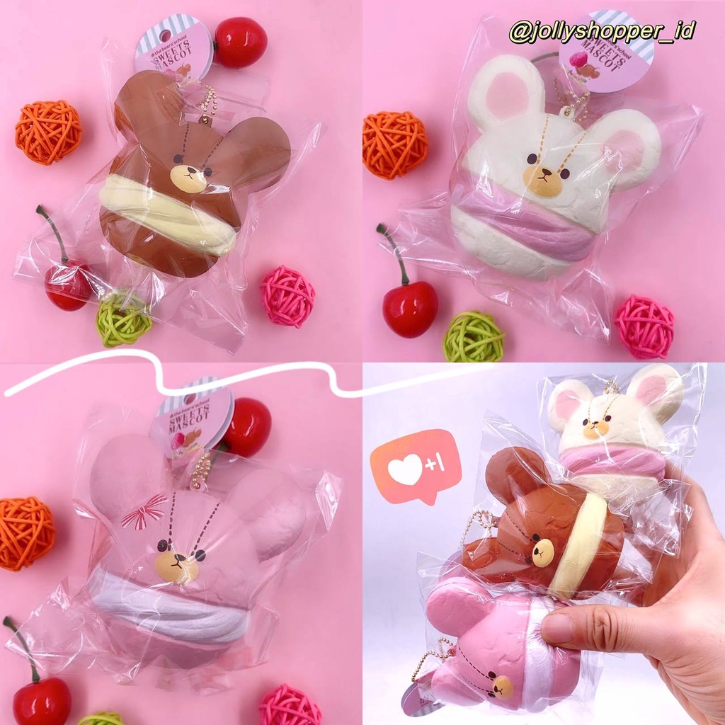 [READY STOCK] SQUISHY LICENSED Creampuff Sweet Mascot by The Bears’ School Punipuni BNIP